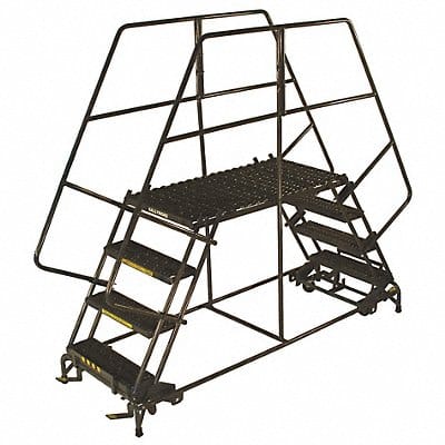 Rolling Work Platform Steel Dual 30 In.H