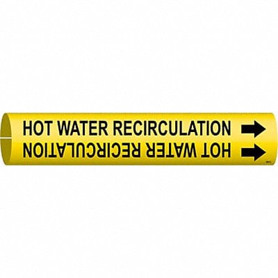 Pipe Marker Hot Water Recirculation