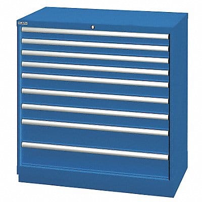 Mod Drwr Cab 39-1/2 H 9 Drwr Bright Blue