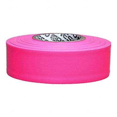 Flagging Tape Pink 300 ft L 1 3/16 in