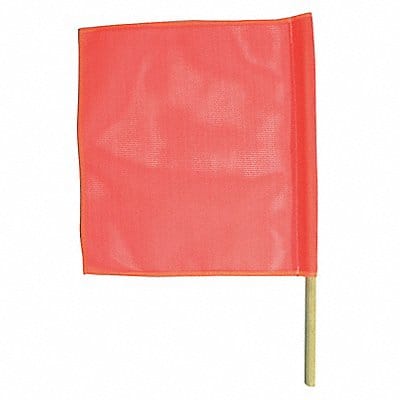 Handheld Warning Flag Hi-Vis Orange