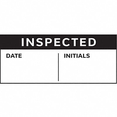 Inspection Label 1/2 H 1 W PK350