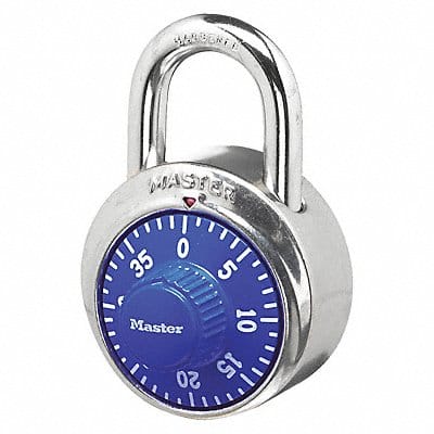 Combination Padlock 2 in Round Silver