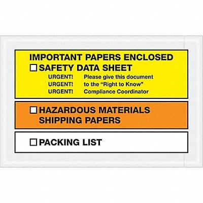 Packing List Envelopes PK 1000