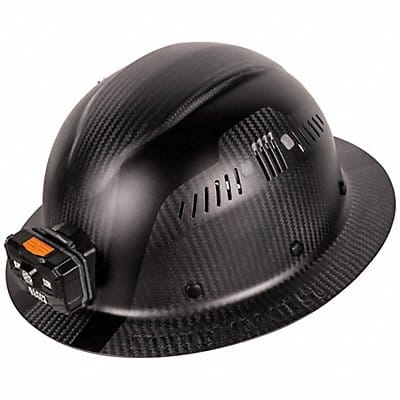 Klein Carbon Fiber Hard Hat w/lamp Titan