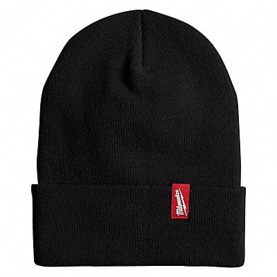 Acrylic Cuffed Beanie Black