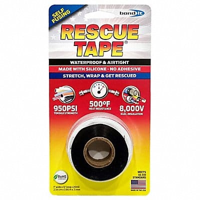 Rescue Tape 1 x12 BLACK