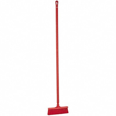 Push Broom 59.1 in Red Bristle