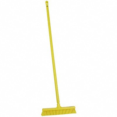 Push Broom 59.1 in Yellow Bristle