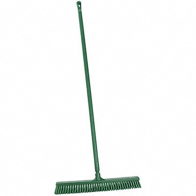 Push Broom 59.1 in Green Bristle