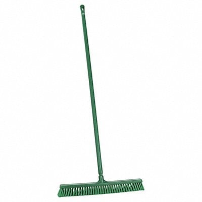 Push Broom 59.1 in Green Bristle