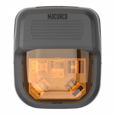 Gas Detector Strobe Light Amber/Gray