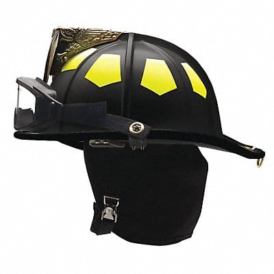 Fire Helmet Black Traditional