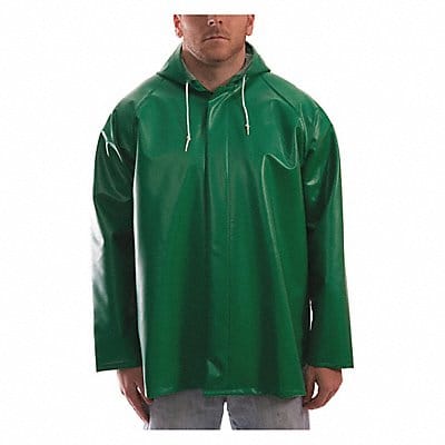 Flame Resistant Rain Jacket Green XL