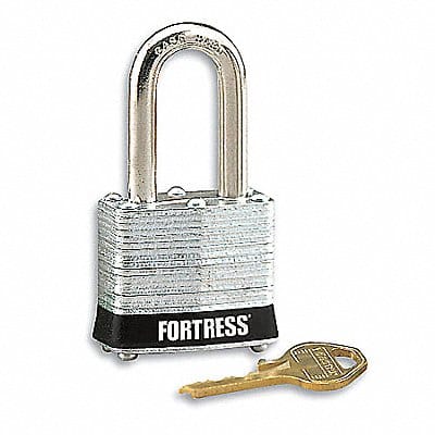 Lockout Padlock KD Black 1-1/4 H