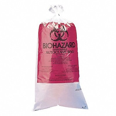 Autocl Biohazard Bags 10 gal Clear PK100