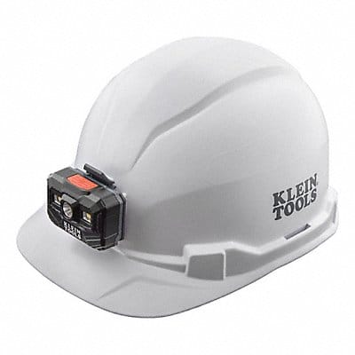 Hard Hat Non-vented Cap w/Headlamp