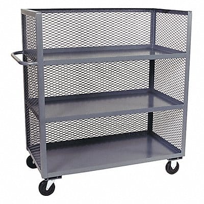 3-Sided Stock Cart 3000 lb 60 In.L