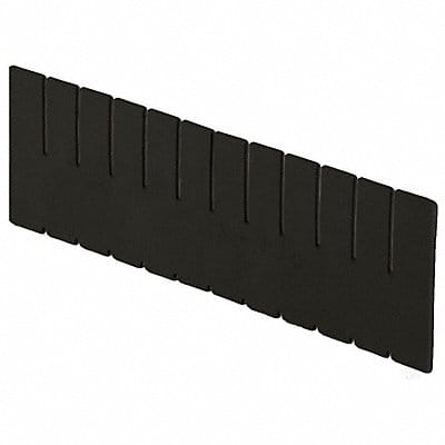 Divider Black Polyethylene 5 7/16 in