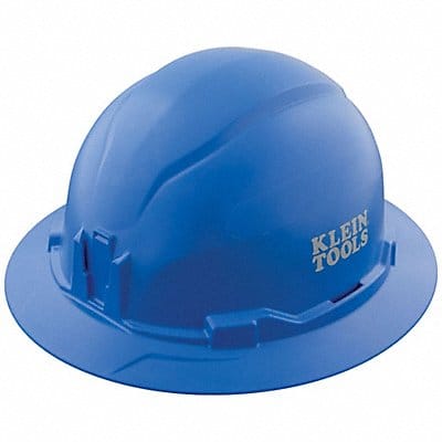 Hard Hat Non-vented Brim Blue