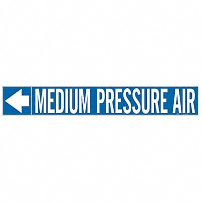 Pipe Mrkr Medium Pressure Air 2in H