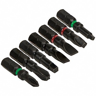 Impact Power Bits Assorted 7-PK