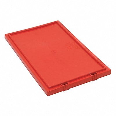 E1887 Lid Red Polyethylene 16 in