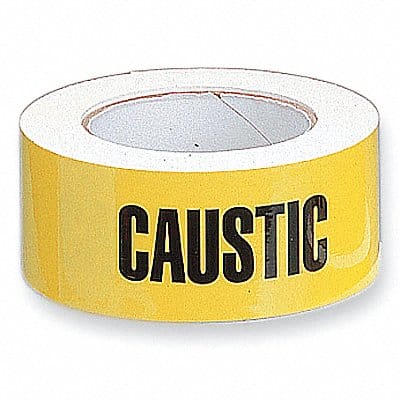 Pipe Marker Caustic 2 in W