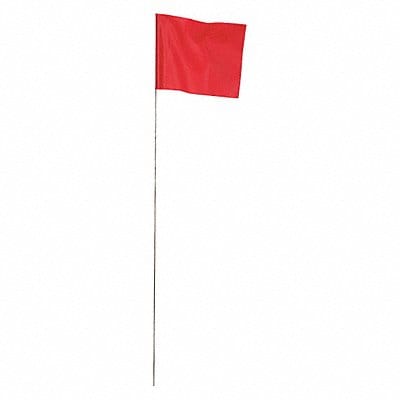 Marking Flag Red Blank PVC PK100