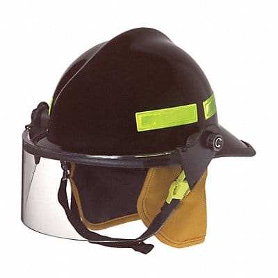 E0140 Fire Helmet Black Modern