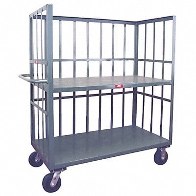 Stock Cart 3000 lb 2 Shelf 48 in L