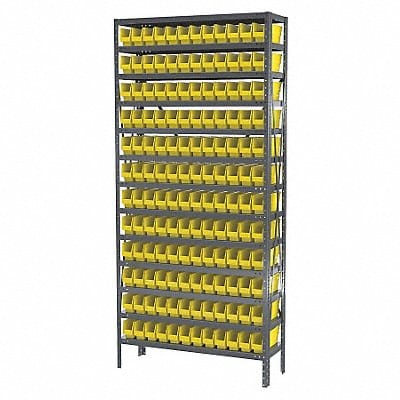 Bin Shlvng 12inx79inx36in Yellow