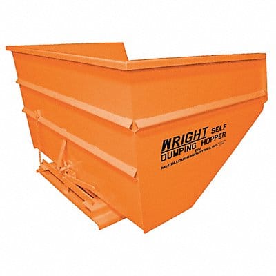 Self Dumping Hopper 6000 lb Orange