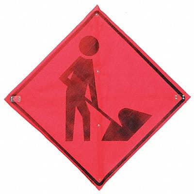 Workers Ahead Traffic Sign 36 x 36