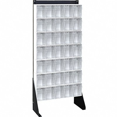 Bin Storage Rack Powder Coated 52 in