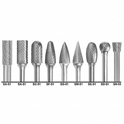 Carbide Bur Set