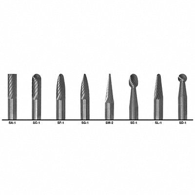 Carbide Bur Set