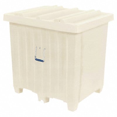 Ribbed Wall Container White