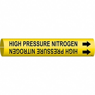 Pipe Marker High Pressure Nitrogen