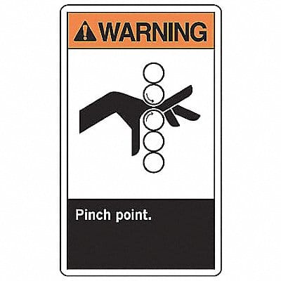 Safety Label 5 inx3 1/2 in Vinyl PK5