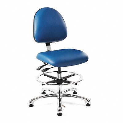 Ergo ESD Task Chair Vinyl Royal Blue