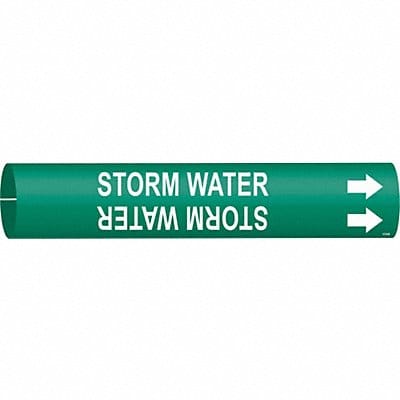 Pipe Marker Storm Water 7/8in H 7/8in W