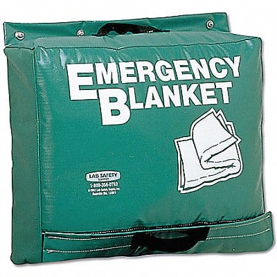 Emergency Blanket Green 70 in x 82 in