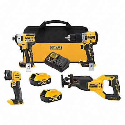 Cordless Tool Combination Kit 4 Tools