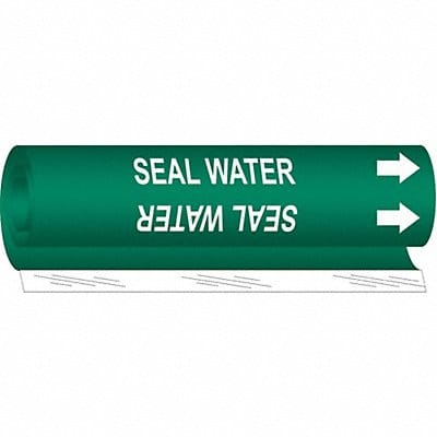 Pipe Marker Seal Water 8 in H 8 in W