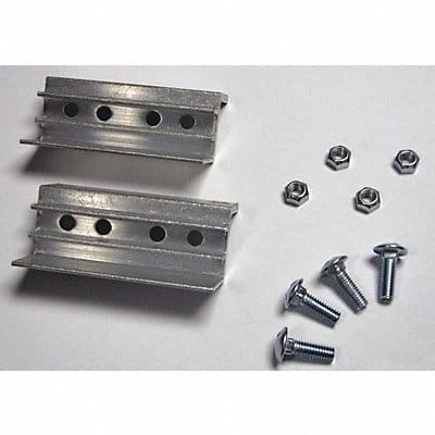 Mounting Bracket Aluminum Silver PK2