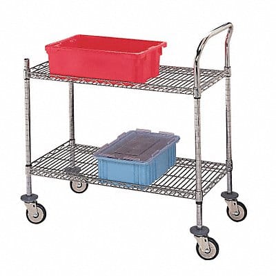 Wire Cart 40 H Chrome