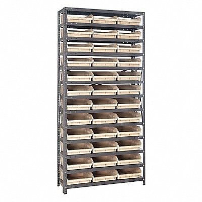 E1509 Bin Shlvng 12inx75inx36in Ivory