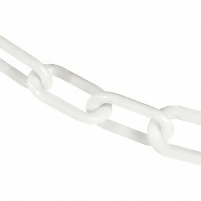 E1223 Plastic Chain 100 ft L White