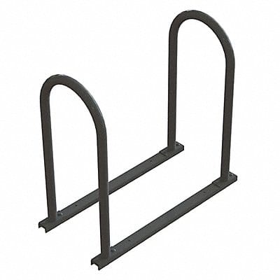 Bike Rack 2-Sided 4-Bike Black/Silver